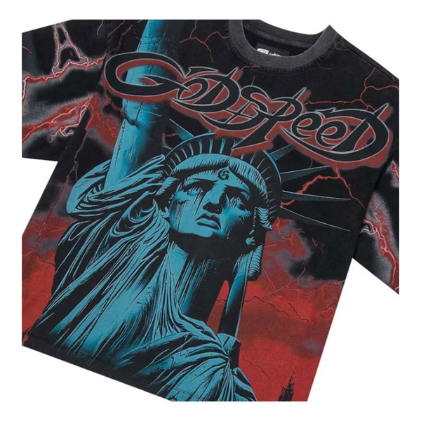 Godspeed Voltage Black Red Tee by Godspeed - NWAHYPE No.1 for streetwear T-Shirts in USA