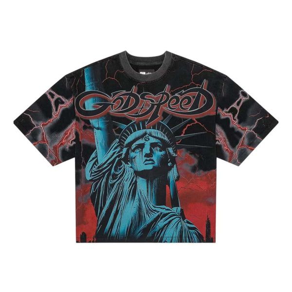 Godspeed Voltage Black Red Tee by Godspeed - NWAHYPE No.1 for streetwear T-Shirts in USA