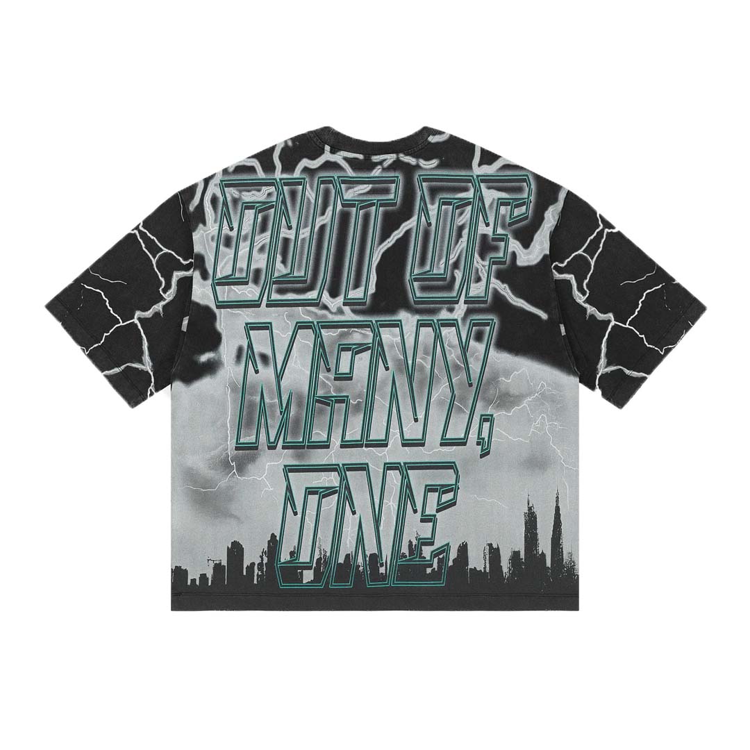 Godspeed Voltage Black Wolf Grey Tee – NWAHYPE