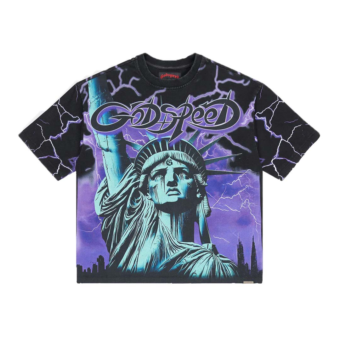 Godspeed Voltage Tee Black Purple by Godspeed - NWAHYPE No.1 for streetwear T-Shirts in USA