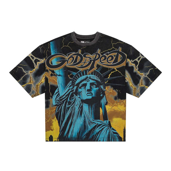 Godspeed Voltage Tee Black Yellow by Godspeed - NWAHYPE No.1 for streetwear T-Shirts in USA