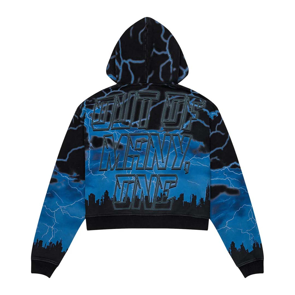 Godspeed Voltage Zip Up Hoodie Black Blue by Godspeed - NWAHYPE No.1 for streetwear Hoodies in USA