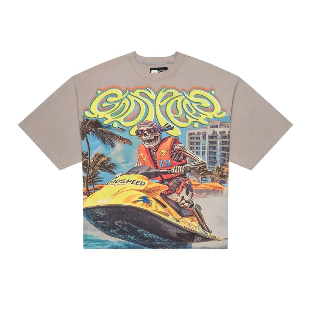 Godspeed Wave Runner Stone Wash Tee by Godspeed - NWAHype 1 for streetwear T-Shirts in USA