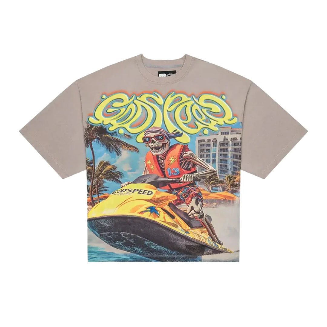 Godspeed Wave Runner Stone Wash Tee by Godspeed - NWAHype 1 for streetwear T-Shirts in USA