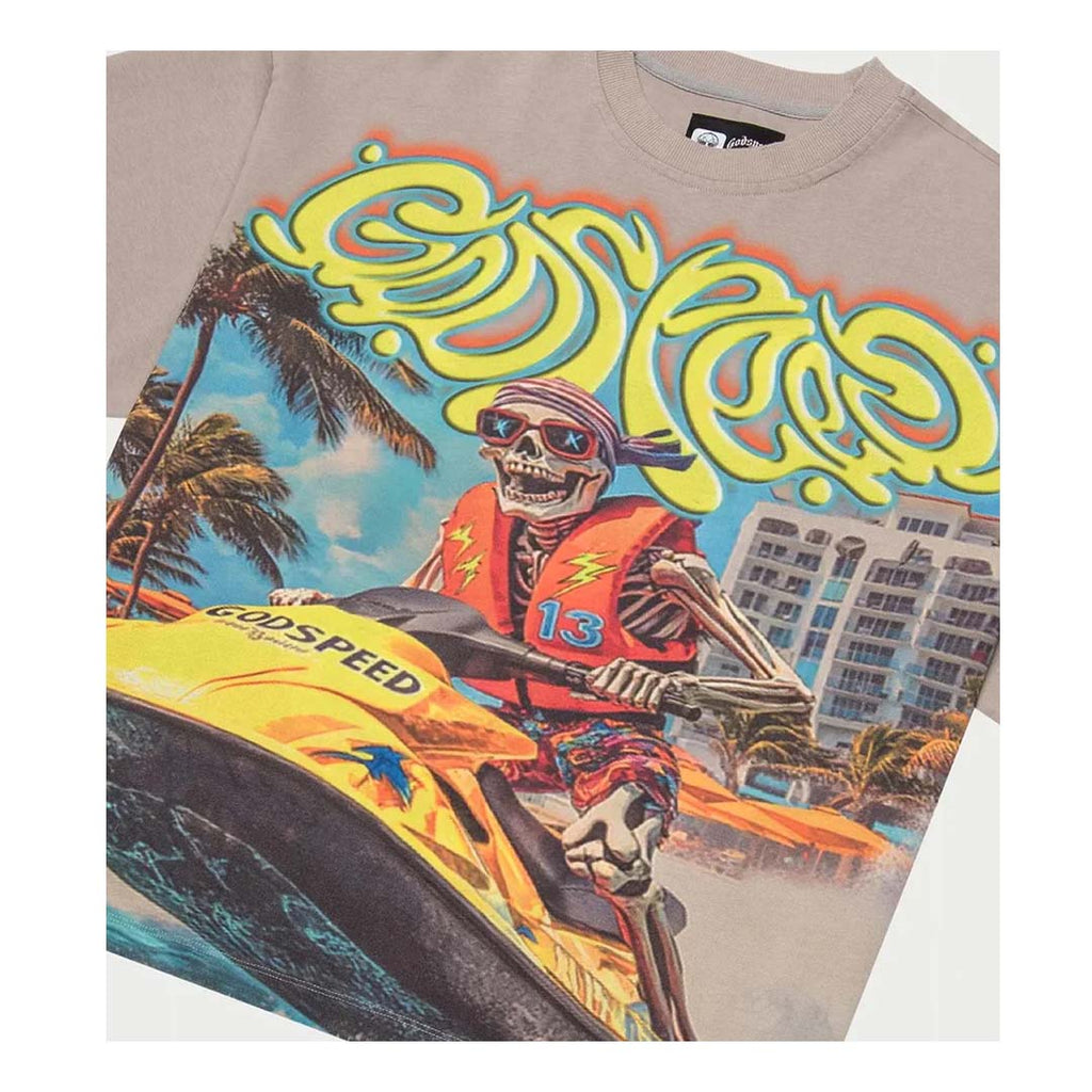 Godspeed Wave Runner Stone Wash Tee by Godspeed - NWAHype 1 for streetwear T-Shirts in USA