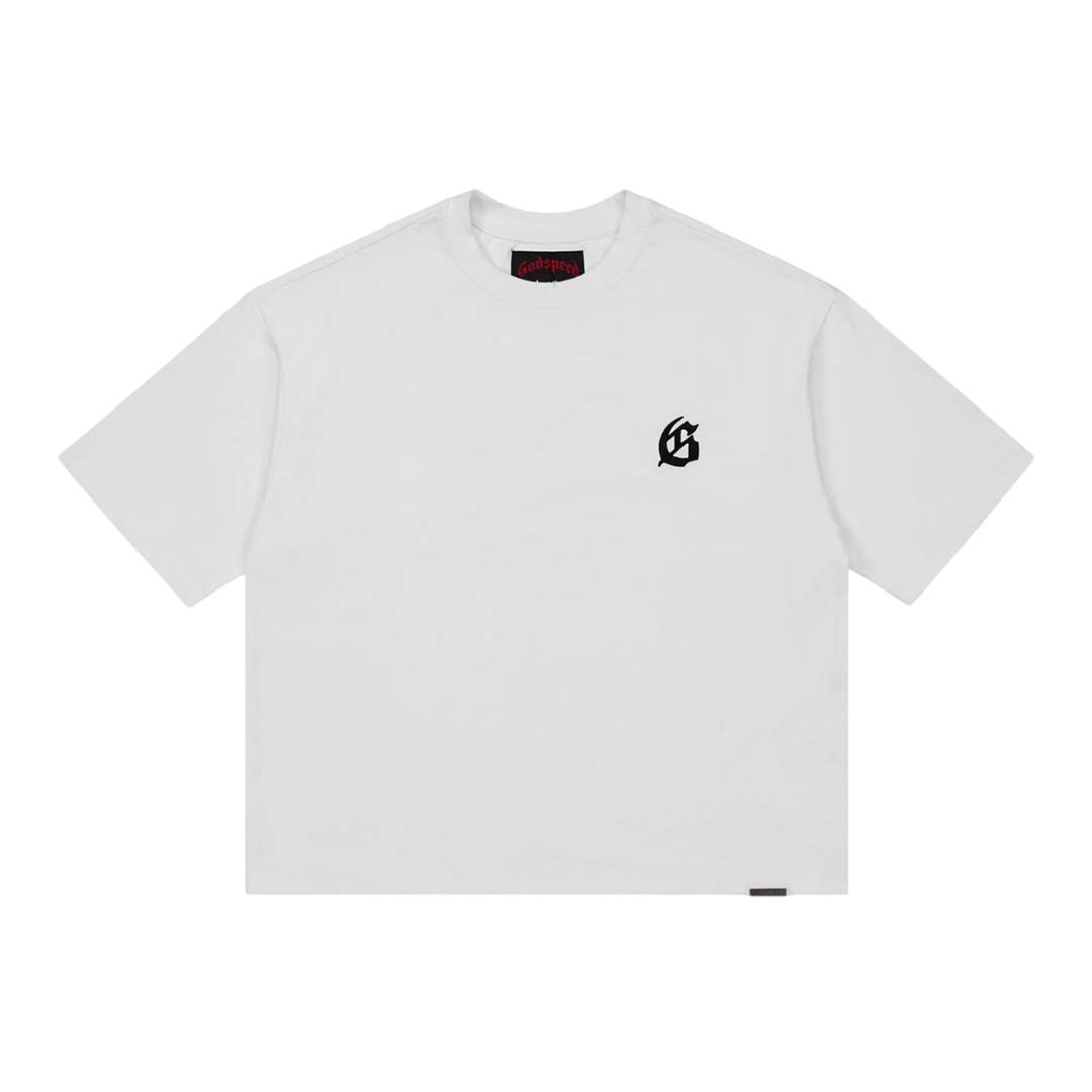 Godspeed White G Logo Tee by Godspeed - NWAHYPE No.1 for streetwear T-Shirts in USA