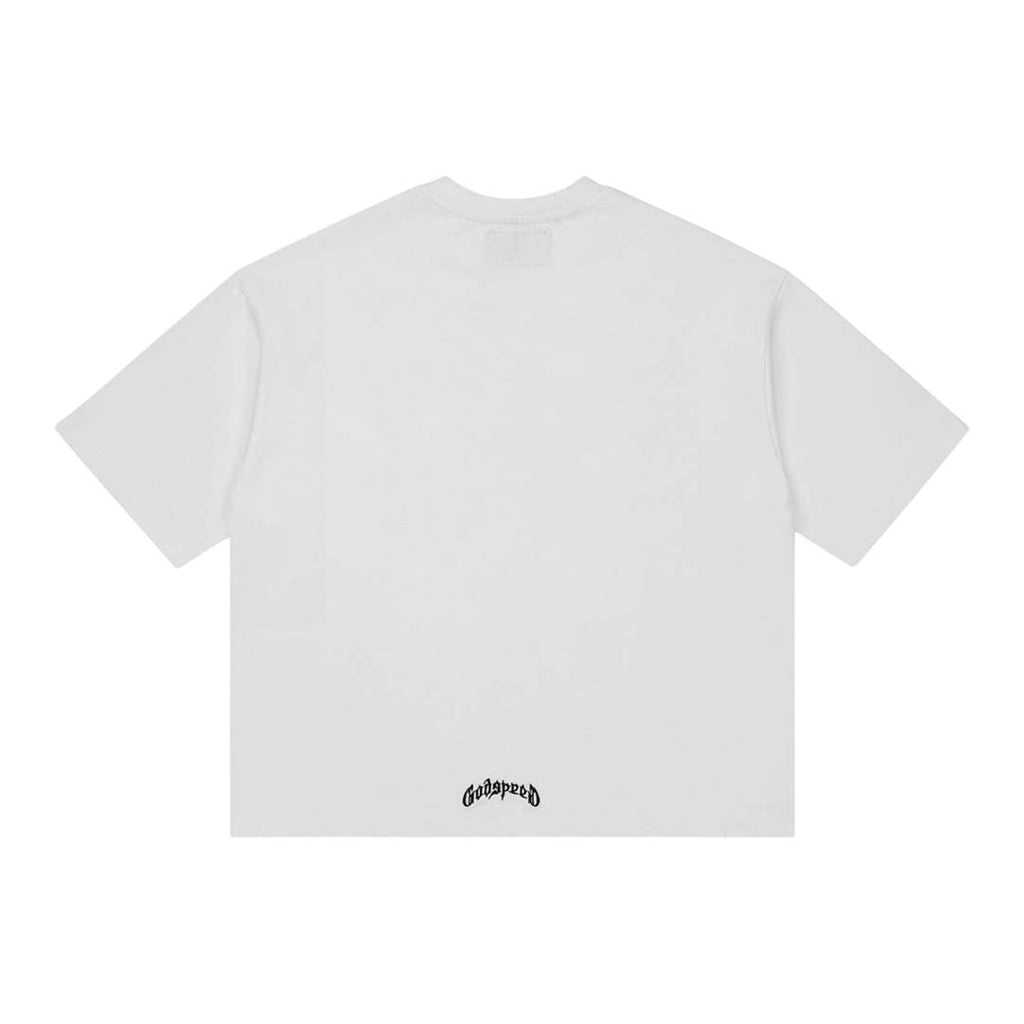 Godspeed White G Logo Tee by Godspeed - NWAHYPE No.1 for streetwear T-Shirts in USA