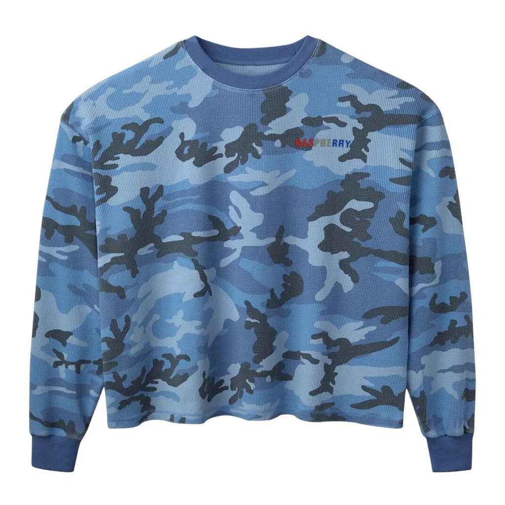 GV Gallery D Bacon Long Sleeve Thermal Blue by GV Gallery - NWAHYPE No.1 for streetwear T-Shirts in USA