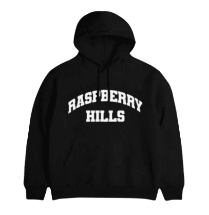 GV Gallery Raspberry Hills Hoodie Black by GV Gallery - NWAHype No.1 for streetwear Hoodies in USA