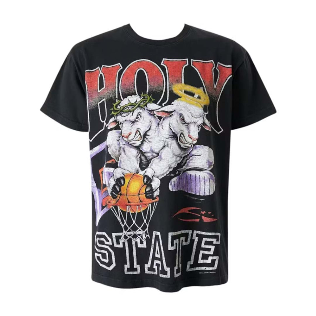 Hellstar 2 Lambs Holy State Tee Black by Hellstar - NWAHYPE No.1 for streetwear T-Shirts in USA