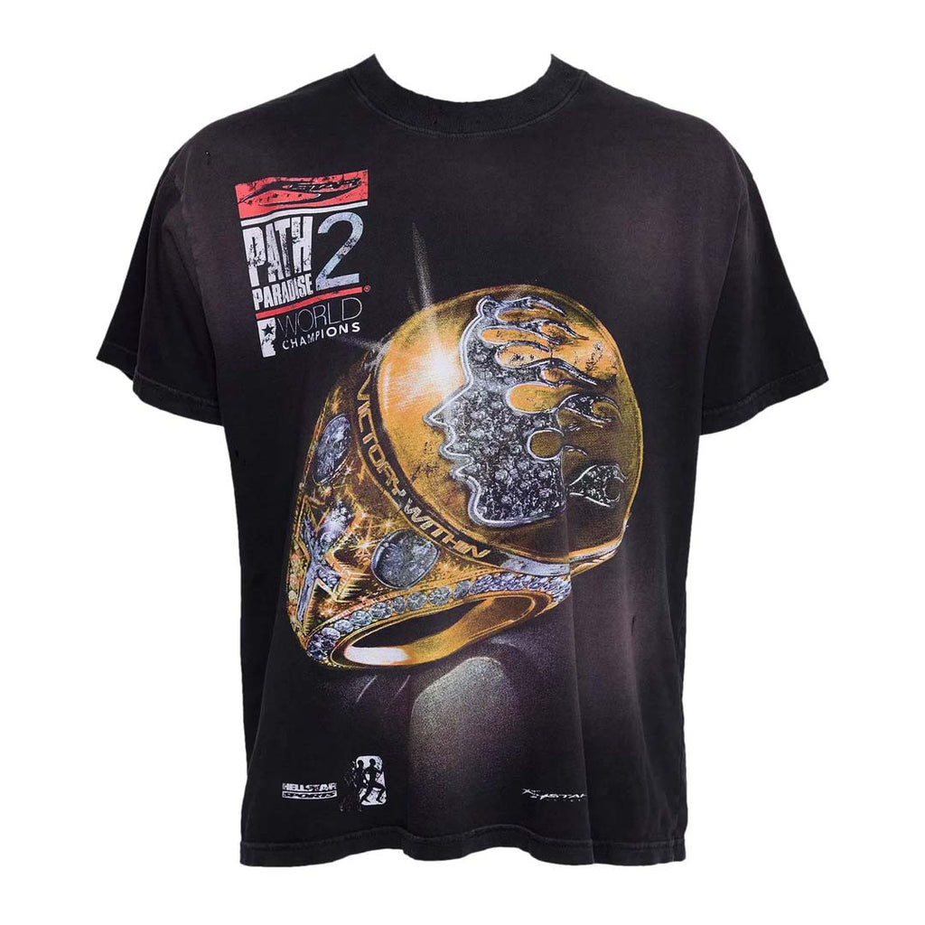 Hellstar Big Rings Tee Black by Hellstar - NWAHYPE No.1 for streetwear T-Shirts in USA