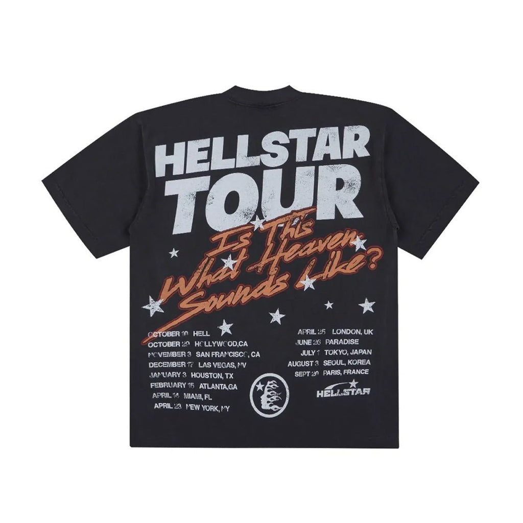 Hellstar Biker Tour Tee Grey by Hellstar - NWAHype 1 for streetwear T-Shirts in USA