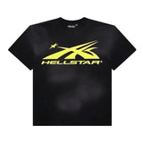 Hellstar Classic Sport Tee 'Black/Yellow' by Hellstar - NWAHype 1 for streetwear T-Shirts in USA
