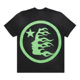 Hellstar Classic Tee 'Black/Green' by Hellstar - NWAHype 1 for streetwear T-Shirts in USA