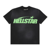 Hellstar Classic Tee 'Black/Green' by Hellstar - NWAHype 1 for streetwear T-Shirts in USA