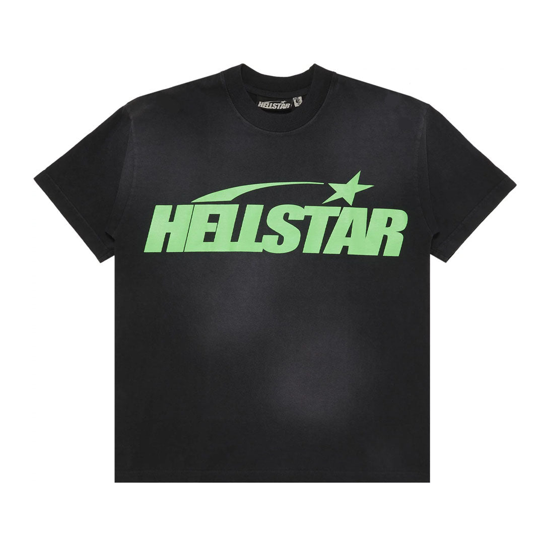 Hellstar Classic Tee 'Black/Green' by Hellstar - NWAHype 1 for streetwear T-Shirts in USA