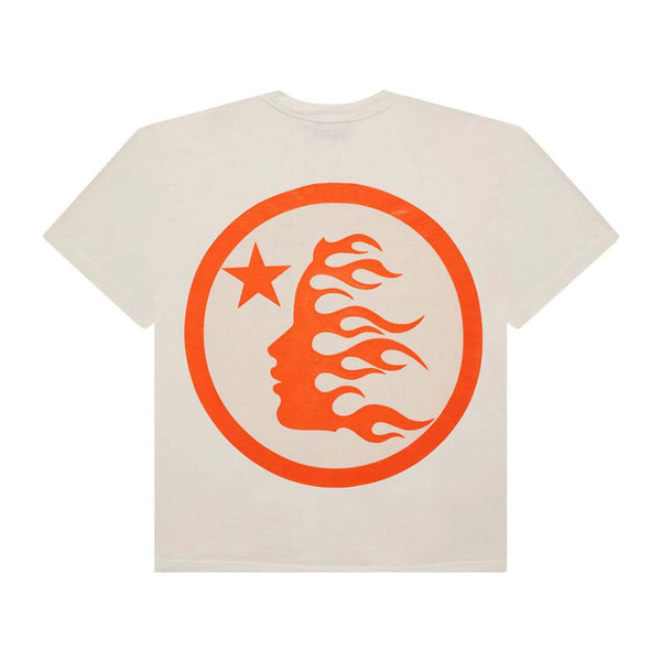 Hellstar Classic Tee (Gel Print) 'White/Orange' by Hellstar - NWAHYPE No.1 for streetwear T-Shirts in USA