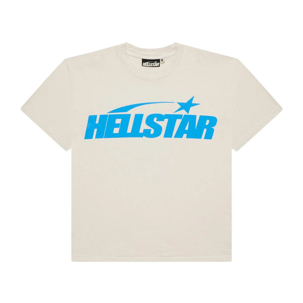 Hellstar Classic Tee 'White/Blue' by Hellstar - NWAHype 1 for streetwear T-Shirts in USA