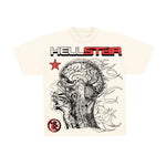Hellstar Cranium Tee Cream by Hellstar - NWAHype 1 for streetwear T-Shirts in USA