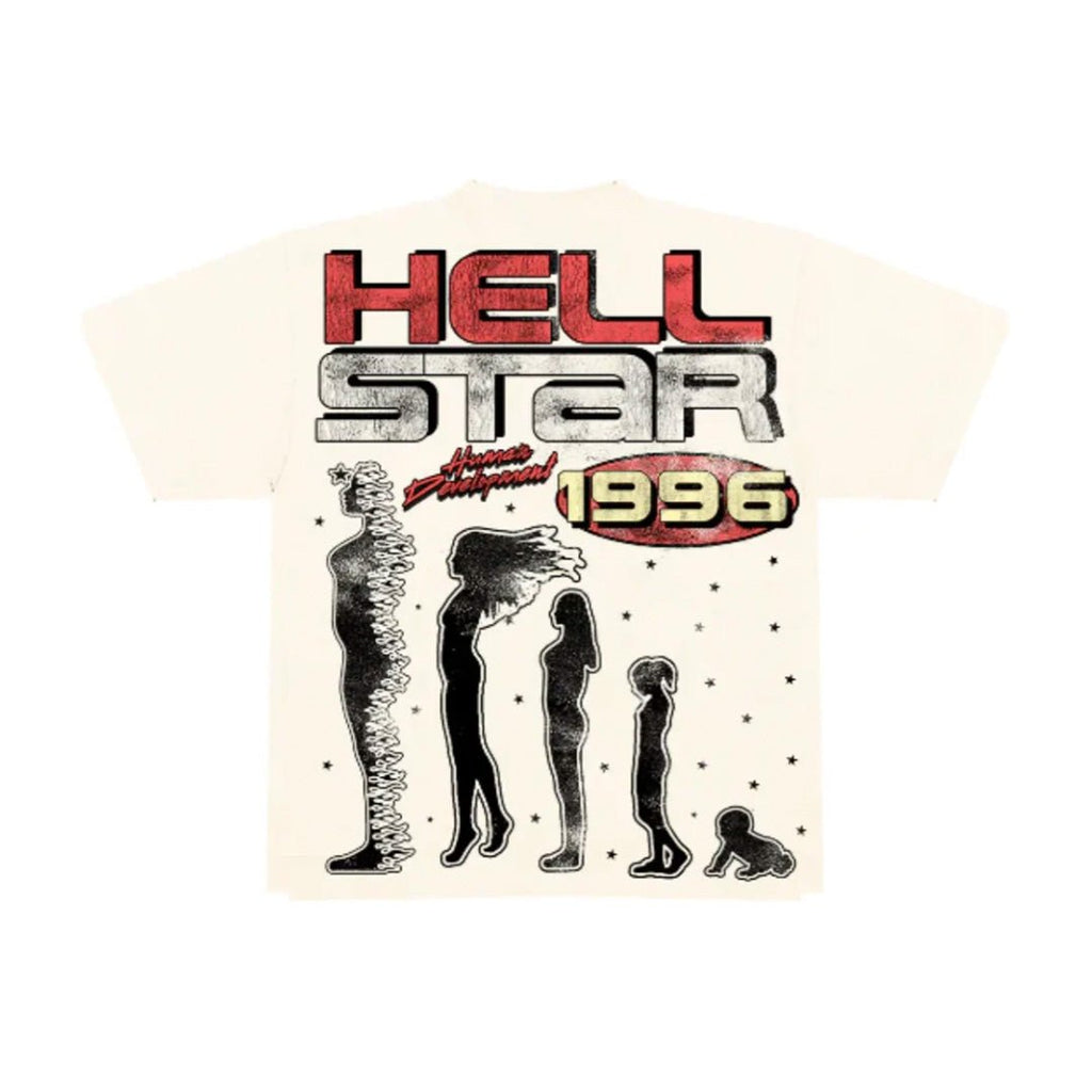 Hellstar Cranium Tee Cream by Hellstar - NWAHype 1 for streetwear T-Shirts in USA
