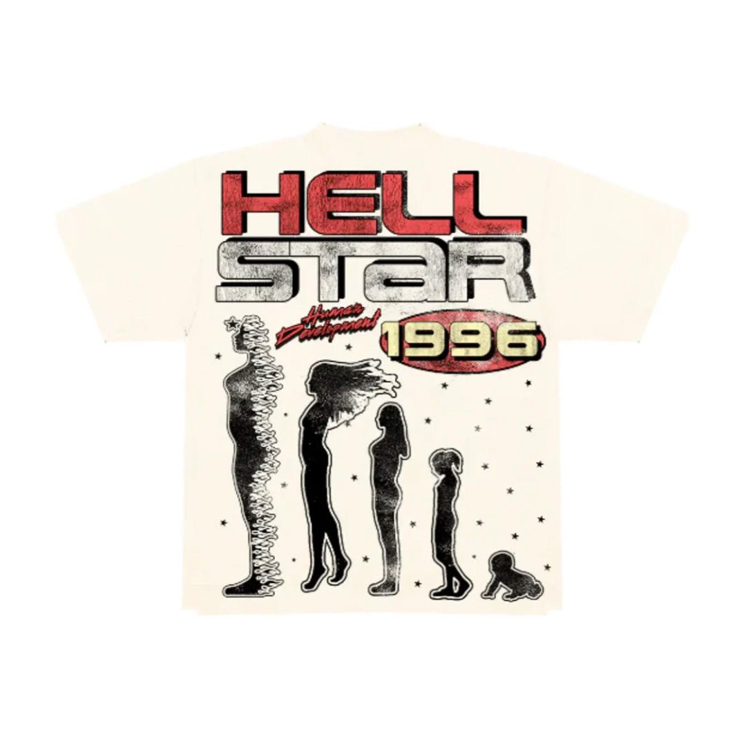 Hellstar Cranium Tee Cream by Hellstar - NWAHype 1 for streetwear T-Shirts in USA
