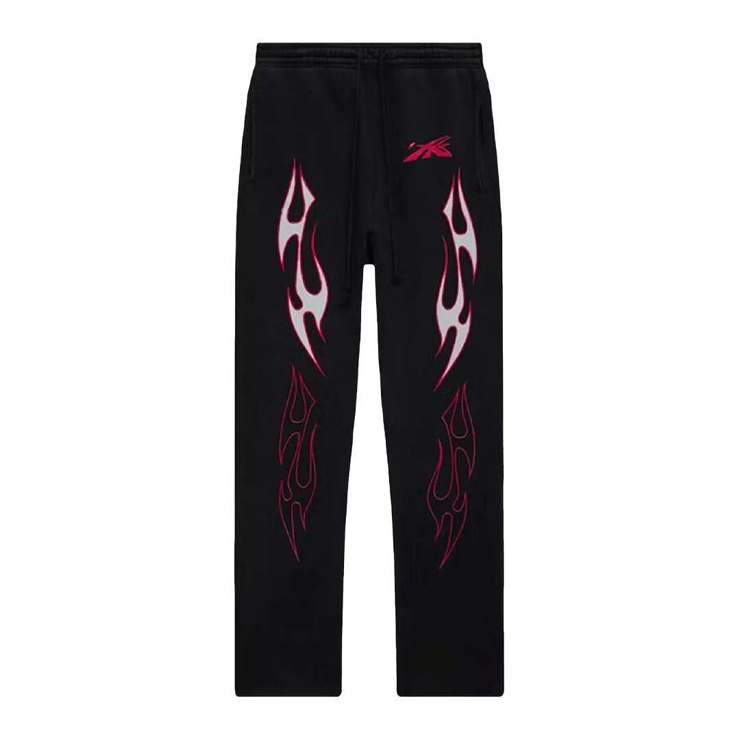 Hellstar Future Flame Sweatpants 'Black' by Hellstar - NWAHype No.1 for streetwear Pants in USA