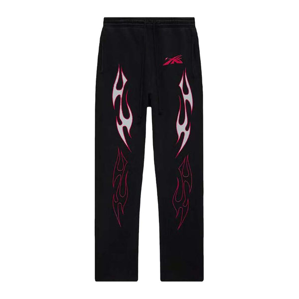 Hellstar Future Flame Sweatpants 'Black' by Hellstar - NWAHype No.1 for streetwear Pants in USA