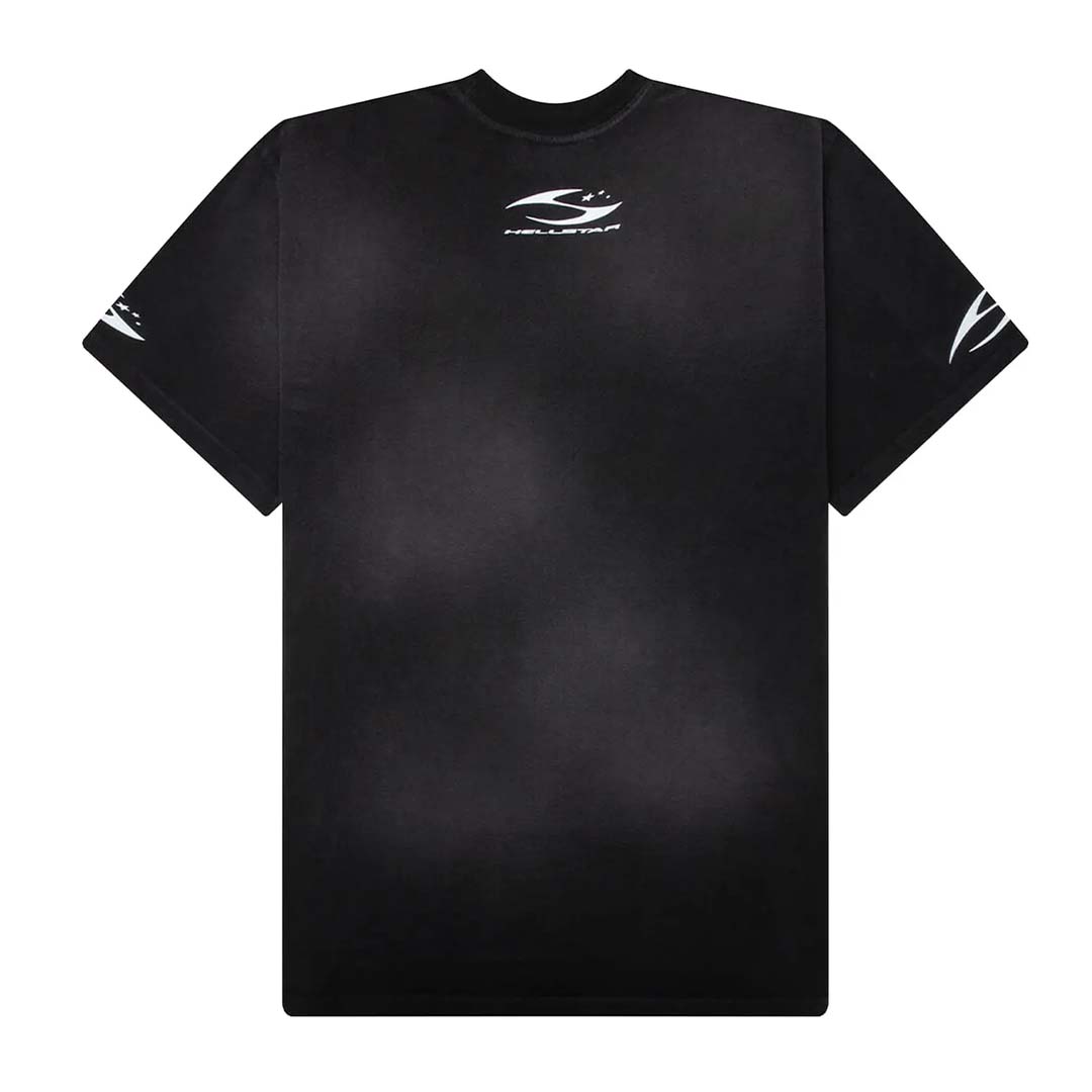 Hellstar H Cursive Logo Tee Black by Hellstar - NWAHYPE No.1 for streetwear T-Shirts in USA
