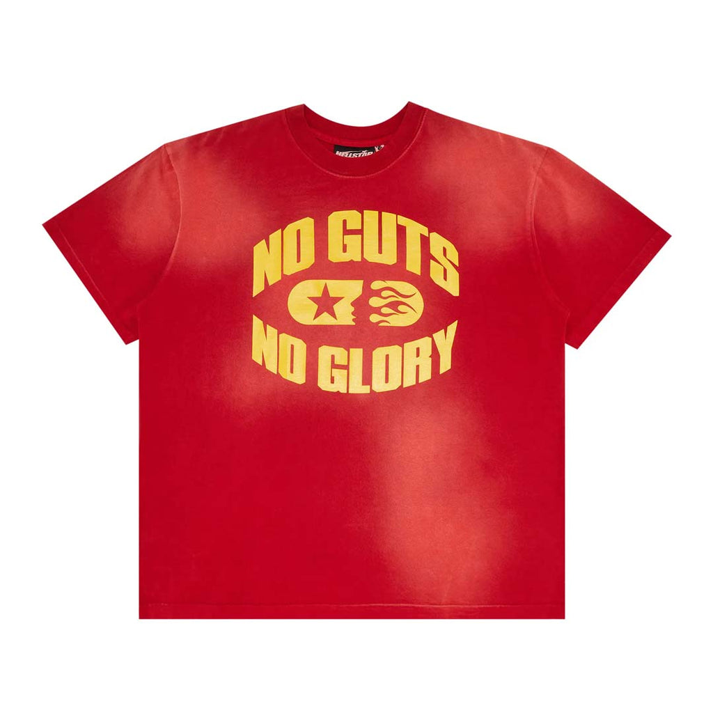 Hellstar No Guts No Glory Tee Red by Hellstar - NWAHype No.1 for streetwear T-Shirts in USA