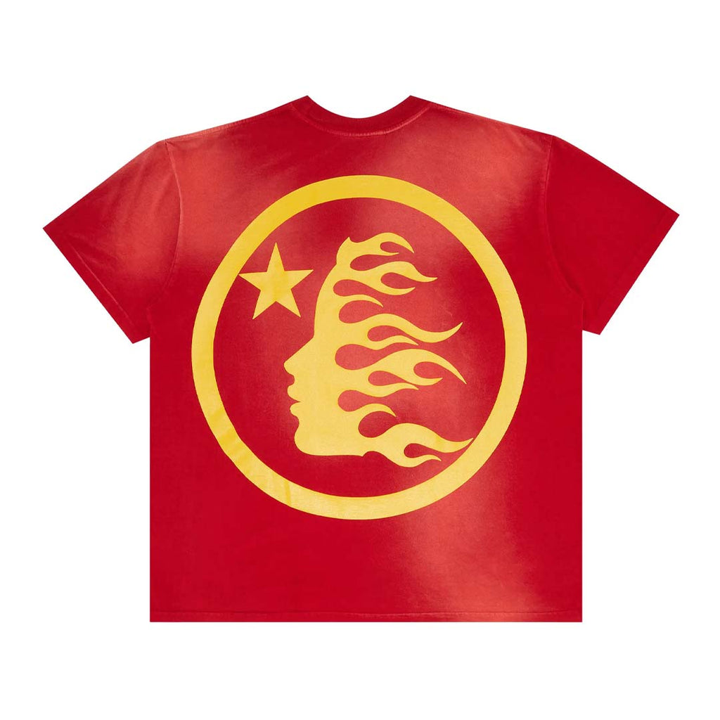Hellstar No Guts No Glory Tee Red by Hellstar - NWAHype No.1 for streetwear T-Shirts in USA