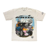 Hellstar Post Malone Austin Tee Cream by Hellstar - NWAHype 1 for streetwear T-Shirts in USA