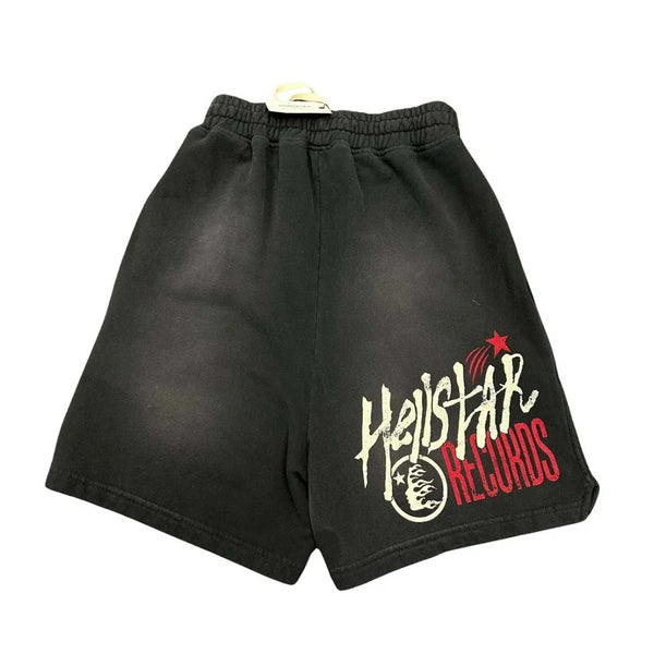 Hellstar Record Sweat Shorts Faded Black by Hellstar - NWAHYPE No.1 for streetwear Shorts in USA