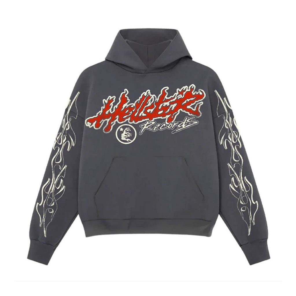 Hellstar Records Tour Hoodie Faded Black by Hellstar - NWAHype 1 for streetwear Hoodies in USA