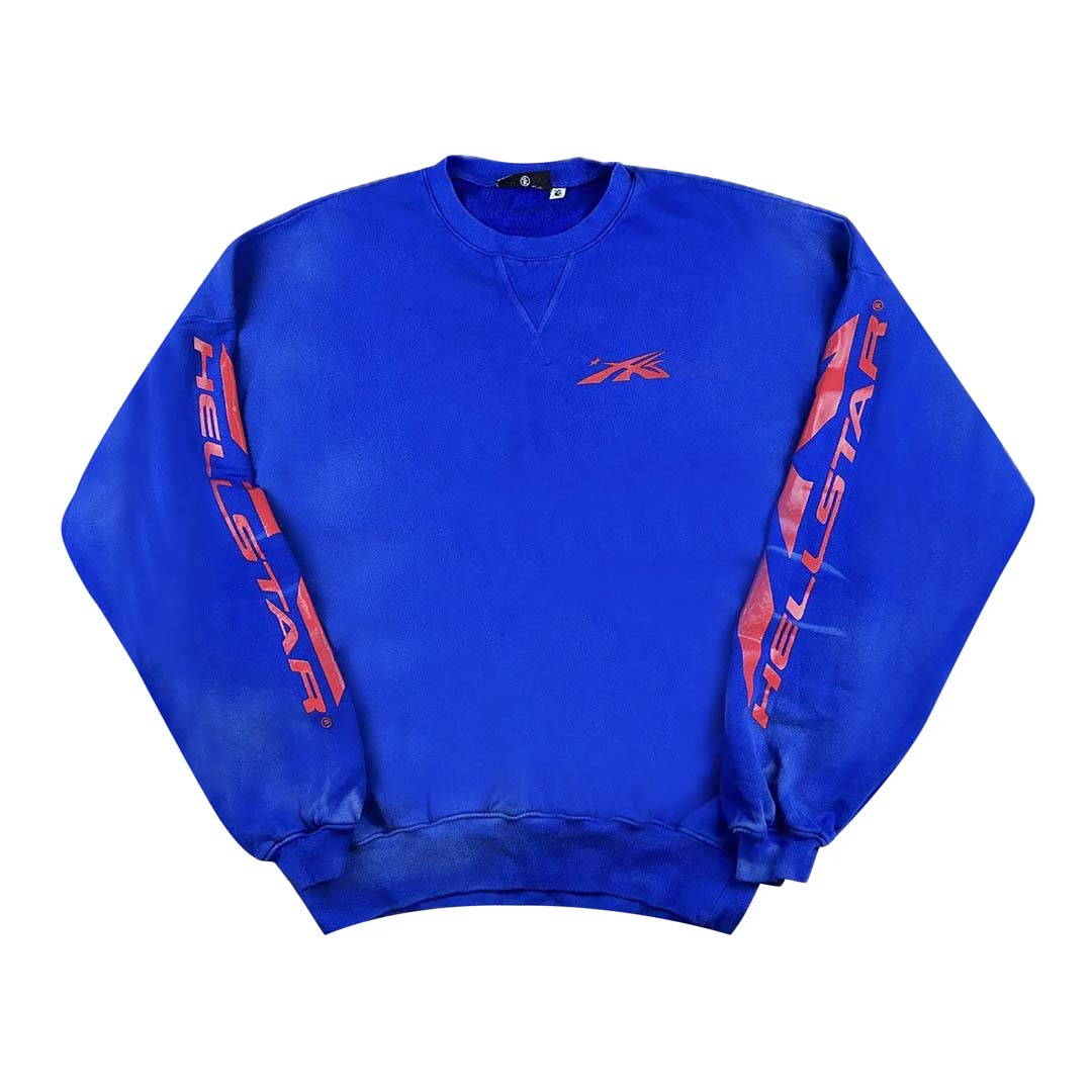 Hellstar Sport Crewneck 'Blue' by Hellstar - NWAHype No.1 for streetwear Hoodies in USA