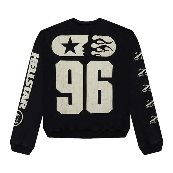 Hellstar Sports 96 Crewneck 'Black' by Hellstar - NWAHype No.1 for streetwear Hoodies in USA