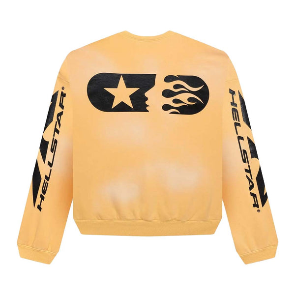 Hellstar Sports Crewneck 'Yellow' by Hellstar - NWAHype No.1 for streetwear Hoodies in USA