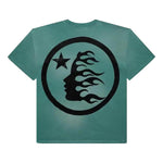 Hellstar Sports Logo Gel Tee Washed Teal by Hellstar - NWAHype No.1 for streetwear T-Shirts in USA