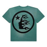 Hellstar Sports Logo Gel Tee Washed Teal by Hellstar - NWAHype No.1 for streetwear T-Shirts in USA