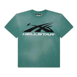 Hellstar Sports Logo Gel Tee Washed Teal by Hellstar - NWAHype No.1 for streetwear T-Shirts in USA