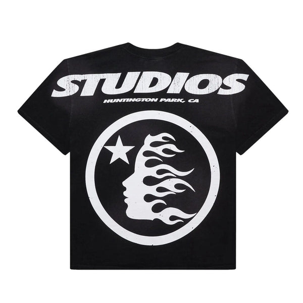 Hellstar Studios Cartoon Logo Tee 'Yellow' by Hellstar - NWAHype 1 for streetwear T-Shirts in USA