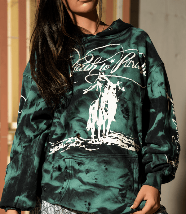 Hellstar Studios Green Marble Paradise Hoodie by Hellstar - NWAHype 1 for streetwear Hoodies in USA