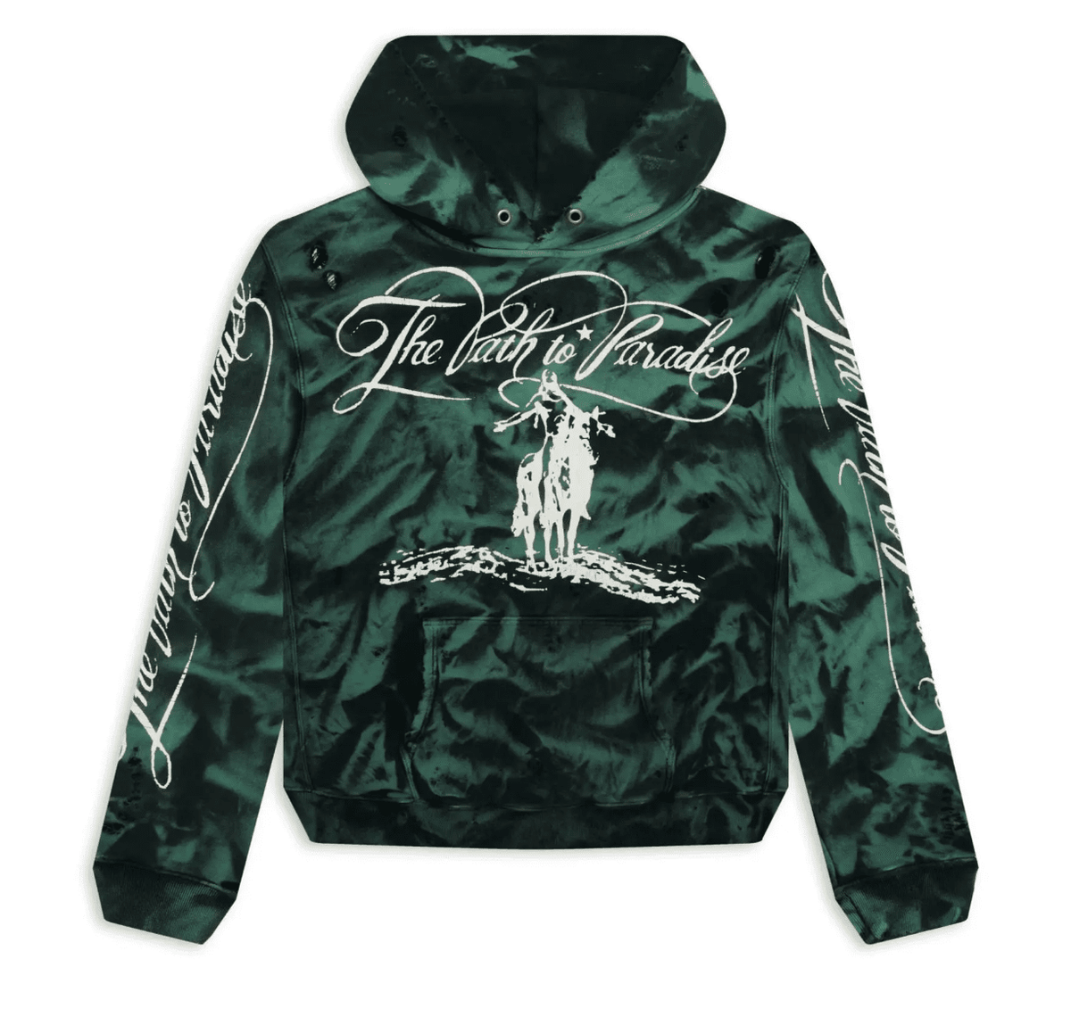 Hellstar Studios Green Marble Paradise Hoodie – NWAHYPE