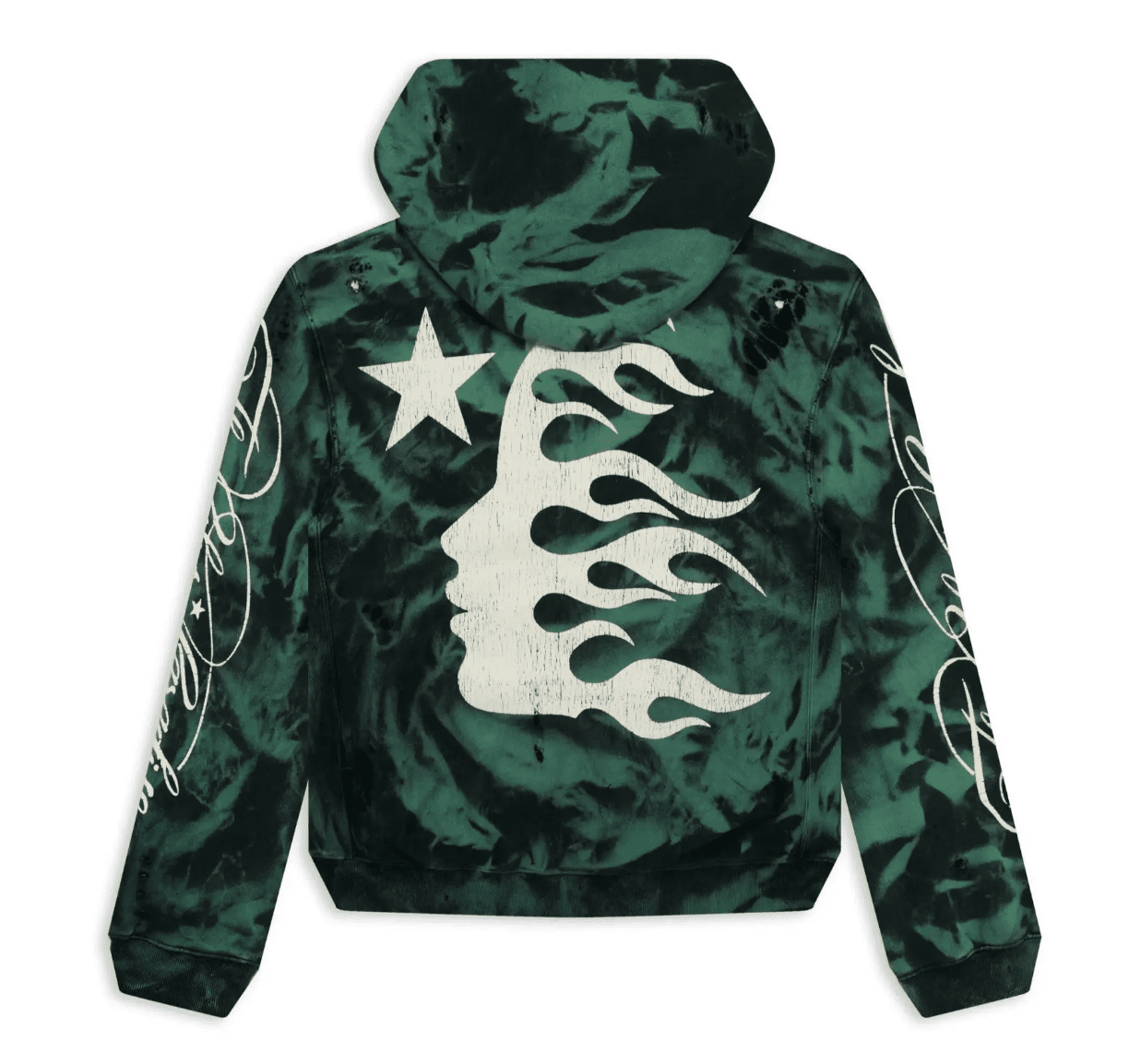 Hellstar Studios Green Marble Paradise Hoodie by Hellstar - NWAHype 1 for streetwear Hoodies in USA