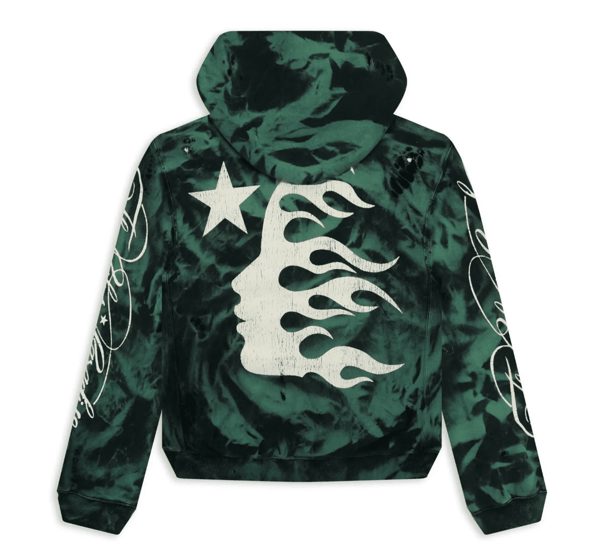 Hellstar Studios Green Marble Paradise Hoodie – NWAHYPE