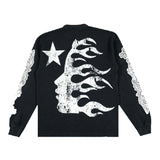 Hellstar Victory Thermal Long Sleeve Black by Hellstar - NWAHype No.1 for streetwear T-Shirts in USA