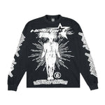 Hellstar Victory Thermal Long Sleeve Black by Hellstar - NWAHype No.1 for streetwear T-Shirts in USA