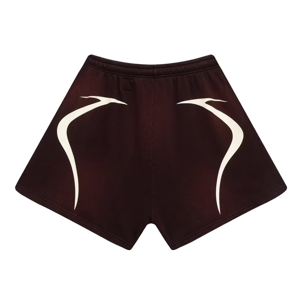 Hellstar Warm Up Shorts Brown by Hellstar - NWAHype 1 for streetwear Shorts in USA