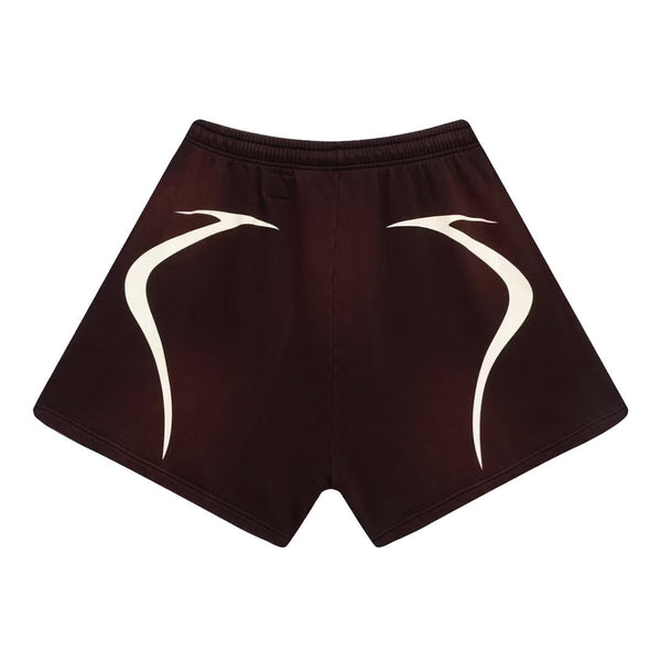 Hellstar Warm Up Shorts Brown by Hellstar - NWAHype 1 for streetwear Shorts in USA