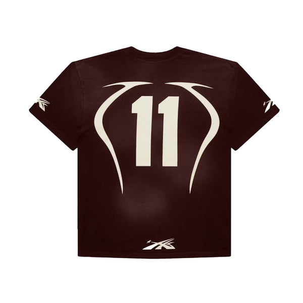 Hellstar Warm Up Tee Brown by Hellstar - NWAHype 1 for streetwear T-Shirts in USA