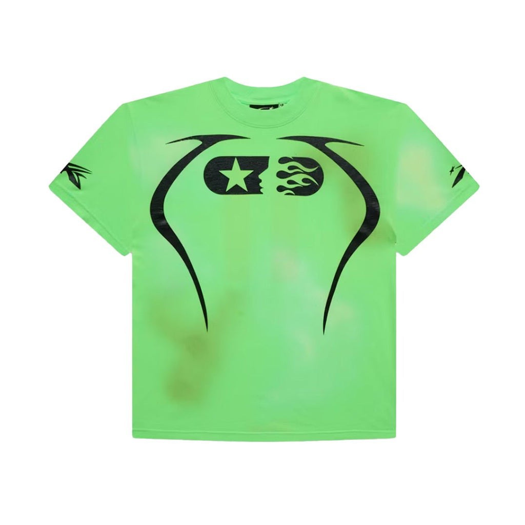 Hellstar Warm Up Tee Neon Green by Hellstar - NWAHype 1 for streetwear T-Shirts in USA